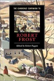 The Cambridge companion to Robert Frost /
