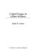 Critical essays on Lillian Hellman /