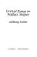 Critical essays on Wallace Stegner /