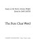The pure clear word : essays on the poetry of James Wright /