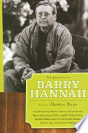 Perspectives on Barry Hannah /
