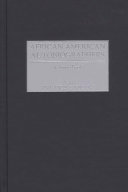 African American autobiographers : a sourcebook /