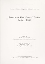 American short-story writers before 1880 /