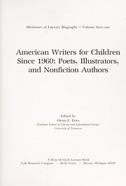 American writers for children since 1960.