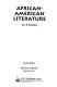 African-American literature : an anthology /