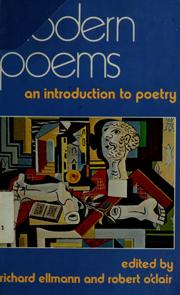Modern poems : an introduction to poetry /