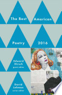 The best American poetry, 2016 /