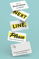 Next line, please : prompts to inspire poets and writers /