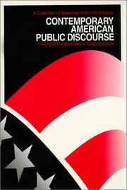 Contemporary American public discourse : a collection of speeches and critical essays /