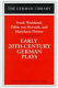 Early 20th-century German plays /