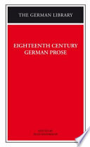 Eighteenth century German prose /