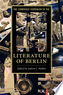 The Cambridge companion to the literature of Berlin /