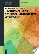 Handbuch der deutsch-jüdischen Literatur /