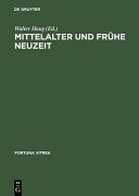 Mittelalter und frühe Neuzeit : Übergänge, Umbrüche und Neuansätze /