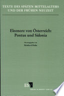 Eleonore von Österreich : Pontus und Sidonia /