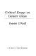 Critical essays on Gunter Grass /