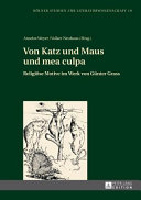Von Katz und Maus und mea culpa : religiöse Motive im Werk von Günter Grass /