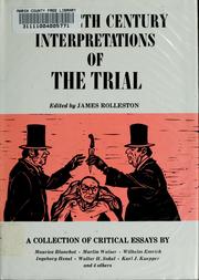 Twentieth century interpretations of The trial : a collection of critical essays /