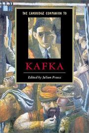 The Cambridge companion to Kafka /