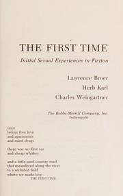 The first time; initial sexual experiences in fiction