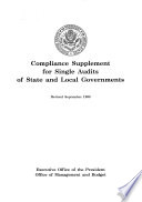 Compliance supplement for single audits of state and local governments.