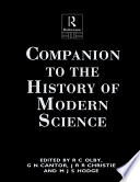 Companion to the history of modern science /