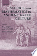 Science and mathematics in ancient Greek culture /