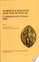 Albertus Magnus and the sciences : commemorative essays 1980 /