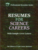 Resumes for science careers /