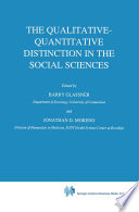 The Qualitative-quantitative distinction in the social sciences /