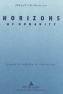 Horizons of humanity : essays in honour of Ivan Supek /