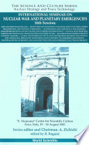 International Seminar on Nuclear War and Planetary Emergencies, 26th session ... : "E. Majorana" Centre for Scientific Culture, Erice, Italy, 19-24 August, 2001 /