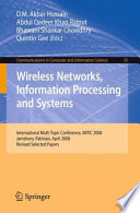 Wireless networks, information processing and systems.
