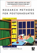 Research methods for postgraduates /