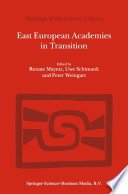 East European academies in transition /