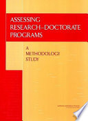 Assessing research-doctorate programs : a methodology study /