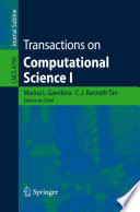 Transactions on Computational Science I /