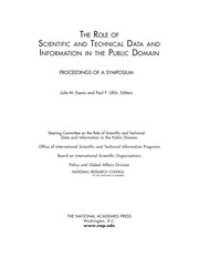 The role of scientific and technical data and information in the public domain : proceedings of a symposium /