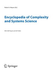 Encyclopedia of complexity and systems science /