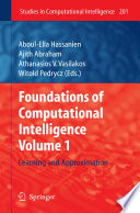 Foundations of computational intelligence.