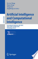 Artificial intelligence and computational intelligence : international conference, AICI 2010, Sanya, China, October 23-24, 2010 : proceedings /