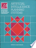 Artificial intelligence planning systems : proceedings of the first international conference, June 15-17, 1992, College Park, Maryland /