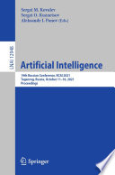 Artificial Intelligence : 19th Russian Conference, RCAI 2021, Taganrog, Russia, October 11-16, 2021, Proceedings /