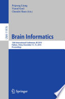 Brain Informatics : 12th International Conference, BI 2019, Haikou, China, December 13-15, 2019, Proceedings /