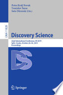 Discovery Science : 22nd International Conference, DS 2019, Split, Croatia, October 28-30, 2019, Proceedings /