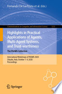 Highlights in Practical Applications of Agents, Multi-Agent Systems, and Trust-worthiness. The PAAMS Collection : International Workshops of PAAMS 2020, L'Aquila, Italy, October 7-9, 2020,  Proceedings /