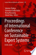 Proceedings of International Conference on Sustainable Expert Systems : ICSES 2020 /