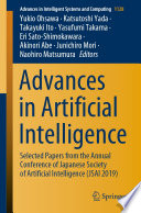 Advances in Artificial Intelligence : Selected Papers from the Annual Conference of Japanese Society of Artificial Intelligence (JSAI 2019) /