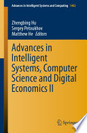 Advances in Intelligent Systems, Computer Science and Digital Economics II /