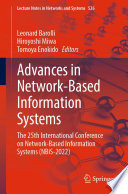 Advances in Network-Based Information Systems : The 25th International Conference on Network-Based Information Systems (NBiS-2022) /